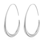 Cast round Ear Hook Steel Color