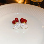 16# Silver Needle-Gold/1.3*1.1cm-Red Love