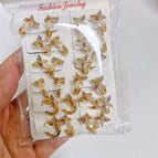Colorized Butterfly Earrings