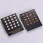 Golden 6mm High-Grade Zircon 10 Pairs