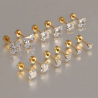 Gold Twisted Cake / 3/4/5/6/7/8 Six Pairs Set