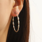 Spiral Earrings Silver