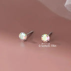 Silver / 5mm Pair