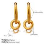 EH1263G Plain Ear Ring
