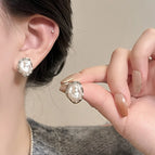 13# Silver Needle-Silver-Style One Pearl