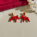 Red Lucky Earrings