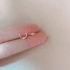 11 # Small Earrings with Half Circle Knot