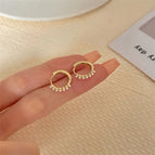 29# Pearl Ear Clip-E0199 Silver Needle