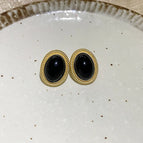 9# Silver Needle-Black (Oval)