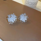 37# Silver Needle-Transparent color flowers