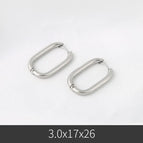 Steel Color 3*17 * 26mm One