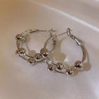 Double ball earrings