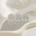 Grass Green Zircon round/3 Pairs