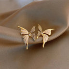 21#Haoshi butterfly stud earrings