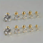 Gold / 3/4/5/6/8mm