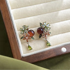 Persimmon Flower Zircon-Silver Needle
