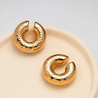 Pattern Ear Clip Golden MS-198