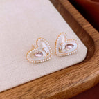 20# Silver Needle-White-Red Heart