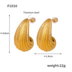 F1010-Gold Earrings