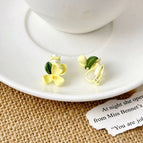 8#Ear Clip-Gardenia