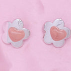 Flower Pink Love Silver