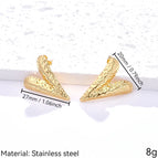 27mm*20mm / Gold / 1 Pack/1 Pair