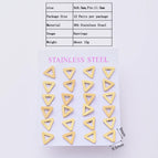 9x9.5mm / Triangle / 12 Pairs/Package