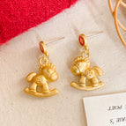Gold Get Rich Immediately Earrings
