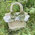 Gray Green Bow / 25*25*10