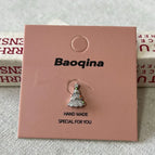 A464 Silver Colorful Christmas Tree