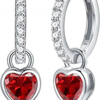 Style 6 [Pomegranate Red Diamond] / 925 Silver