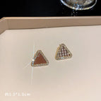 Chidori AB Triangle Earrings (G2332)
