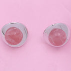 round Pink Silver