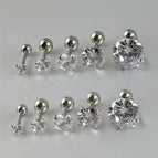 Silver / 3/4/5/6/8mm