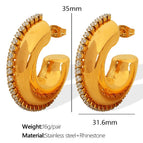 Eh475 Gold Earrings