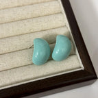 21#Geometric Stud Earrings