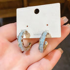 Silver Needle-Blue C- Shaped