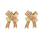 1 Pair of Golden Color Bows