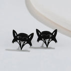 Hollow Fox Head Black