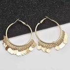 Gold Piece Earrings
