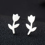 Silver Rose Flower