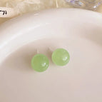 Green earrings