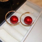 22# Silver Needle-Gold/1.3*1.1cm-Red