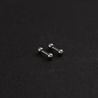 Silver / 3mm Pair