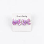 Purple Bow Pair 1