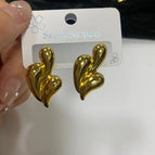 Gold Large Earrings24 / 18k