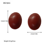 Burgundy Oval