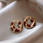 1# Circle Ear Clip (Real Gold Plating)