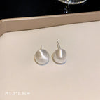 Silver Brushed 14#Earrings (GA0616)