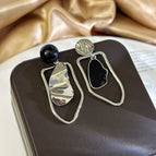 46# Asymmetric Geometric Earrings